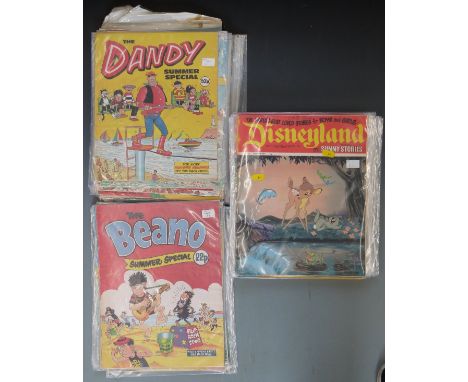 Approximately 70 vintage children's comics / magazines including Disneyland, The Beano and The Dandy dating from 1976 to 1986