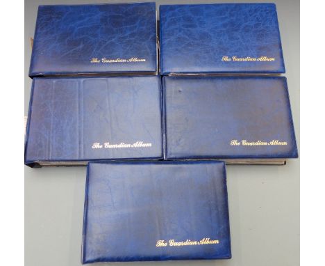 Five albums of cigarette cards including two on heraldry including Senior Service, Wills, De Reszke, B.A.T, Anstie, Chings, C