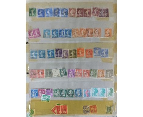 Three ring binders of mainly European stamps, all periods