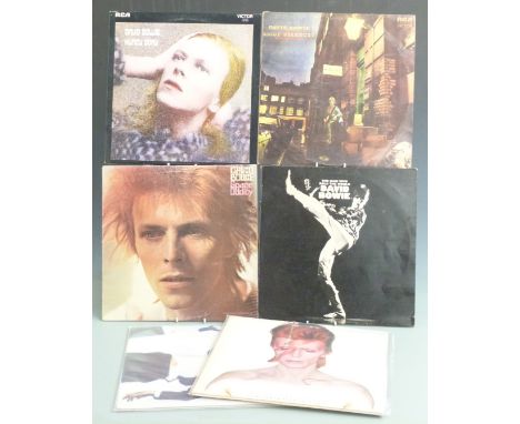 David Bowie - Hunky Dory (SF8244), Ziggy Stardust (SF8287), Space Oddity (LSP4813), The Man Who Sold The World (LSP4816), Ala