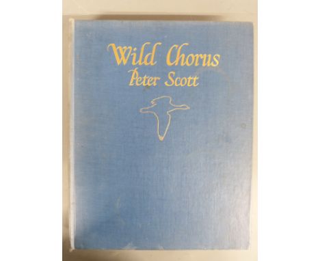 [Signed] Peter Scott Wild Chorus published Country Life 1938 first edition limited to 1250 copies on handmade paper signed by