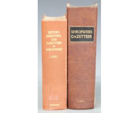 The Shropshire Gazetteer, with an Appendix Including A Survey of The County and Valuable Miscellaneous Information, with plat