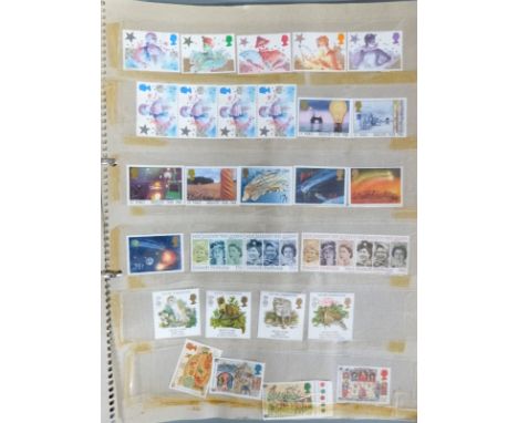 Six ring binders of Great Britain stamps, mint and used, Victoria - QE. A good range of all reigns including early issues