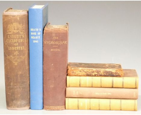Knight’s Cyclopaedia of The Industry of All Nations, published Charles Knight 1851 with engravings in gilt lettered cloth, He