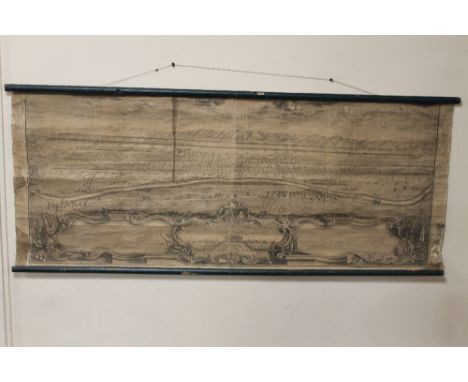 MILITARY ARRAY OF THE HOLY ROMAN EMPEROR 1745' - A rare engraving of the Array of the Army of Francis I Holy Roman Emperor an