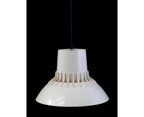 Sven Middelboe (1910-2002)Plastic hanging lamp, design Sven Middelboe for Nordisk Solar Compagni, Norway 1960s, shade 22 cm h