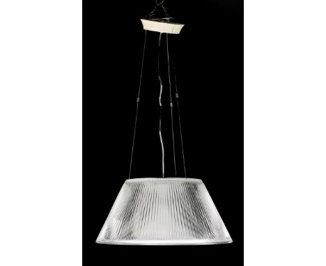 Philippe Starck (1949-)Glass hanging lamp in the style of the classic fabric lamp camp, design Philippe Starck for Flos, mode
