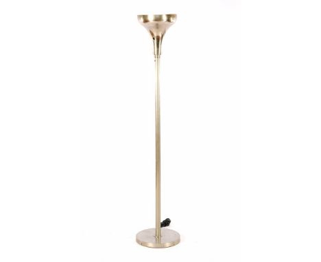 Metal 1930s floor lamp, presumably Gispen, 175 cm high 