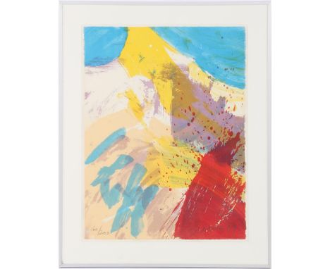 Jan Cremer (1940-)Untitled composition, color lithograph dated 1989, 160/200, 66x51 cm