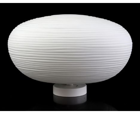 Foscarini Rituals white design glass ceiling lamp 20 cm high, 34 cm diameter