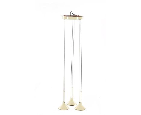Sische metal 3-light hanging lamp 125 cm high36 cm diameter