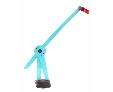 Minimalist plastic adjustable desk lamp, design Afra &amp; Tobias Scarpa for Flos. model Pierrot, Italy design year 1991, 90 