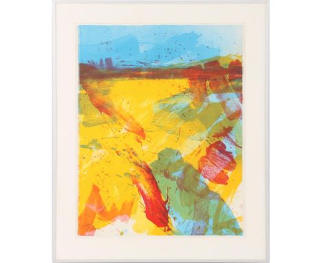 Jan Cremer (1940-)Untitled composition, color lithograph dated 1989, 121/200, 66x51 cm
