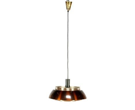 Aluminum Space-Age hanging lamp, 43 cm diameter