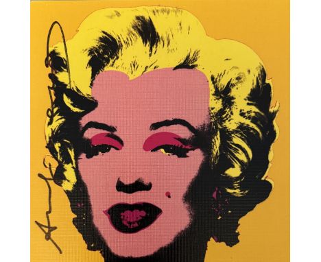 Andy WARHOL (1928-1987), d'après. Marylin Monroe,1967 A Print Retrospective . Carton d'invitation de l’exposition A Print Ret