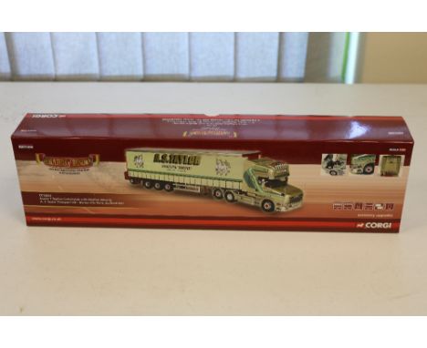Corgi - Moffett Mounty A.S Taylor Scania T Topline Curtainside