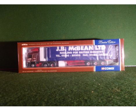 Corgi - J.B. Mc Bean ERF 6x2 Curtain Sider
