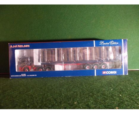 Corgi - A & J Nelson ERF 6x2 Log Trailer