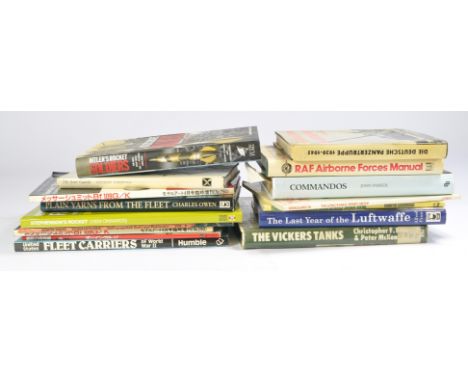 Military Books comprising non-fiction war and equipment reference texts plus others including Model Art Aircraft modelling re