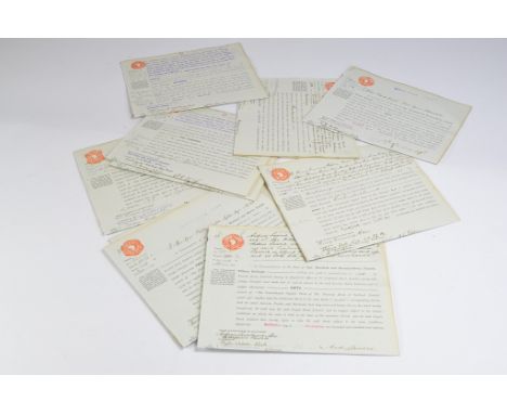 Antique documents and ephemera comprising 10 x 1900's Trading Share / Stock certificates as shown. 