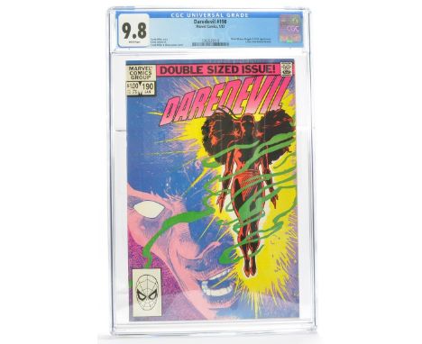 Graded Comic Book Interest Comprising Daredevil #190 - Marvel Comics 1/83 - Frank Miller Story - Klaus Janson Art - Frank Mil