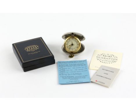 Pinewood Studios - Presentation Voyager Clock made by Grants of Dalvey in case.Provenance: Consigned by John New who worked i