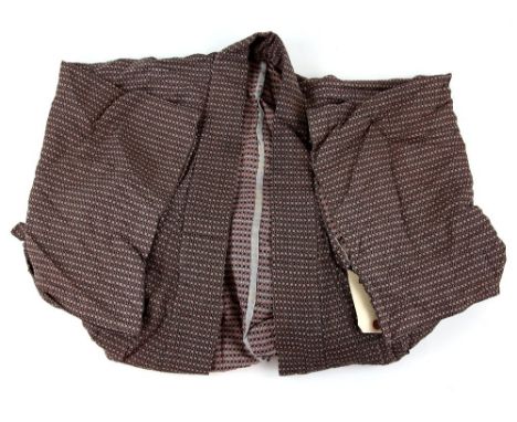 The Last Samurai (2003) - Purple yukata from the film starring Tom Cruise. Label attached inscribed LSA-L025.Provenance: With