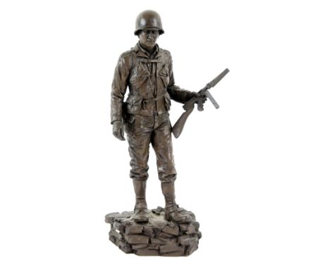Saving Private Ryan (1998) American epic war film, A crew gift statue given to members of the cast and crew working on the hi