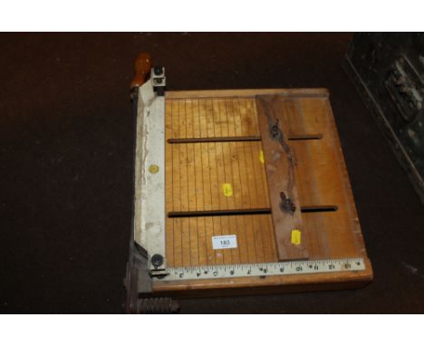 A VINTAGE J ARNOLD AND SONS, GUILLOTINE 