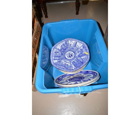 Miscellaneous ceramic plates, mainly by Ringtons.  (11)