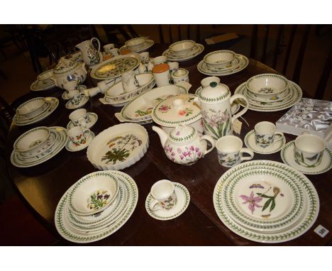 A large quantity of Portmeirion 'Botanic Garden' pattern tea, dinner, coffee and breakfast ware, approximately 6-8 place sett