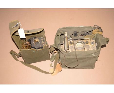 A contamination meter no.1, category no.5 CG0107; comprising indicating unit; a probe Geiger counter; a haversack and connect