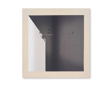 Mehdi Ghadyanloo (Iranian 1981-), 'Equlibrium', 2016, screenprint in colours on heavy wove paper, signed and numbered from an