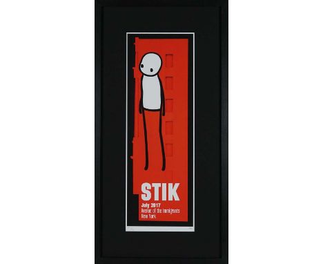 Stik (British 1979-), 'Avenue Of The Immigrants', 2017, pigment print on archival rag paper, signed and numbered from an edit