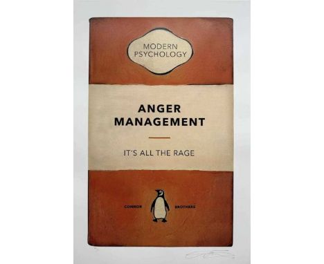 Connor Brothers (British Duo), 'Anger Management', 2023, giclee with silkscreen varnish on wove paper, signed, dated, and num