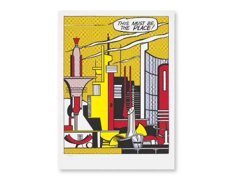 Roy Lichtenstein (American 1923-1997), 'This Must Be The Place', 1965/2002, silkscreen in colours on wove paper, numbered fro
