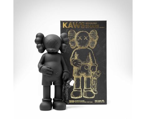 Kaws (American 1974-), 'Share (Black)', 2020, painted cast vinyl figure, stamped to the underside of the feet, manufactured b