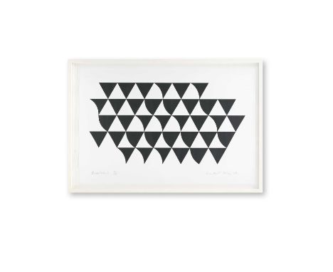 Bridget Riley (British 1931-), 'Bagatelle 2', 2015, screenprint on wove paper, signed, titled, dated, and numbered from an ed