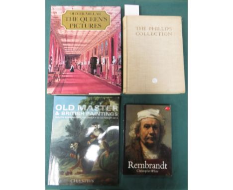 Eight volumes of art related books including "The Phillips Collection" and "The Queens Pictures" plus old master related 