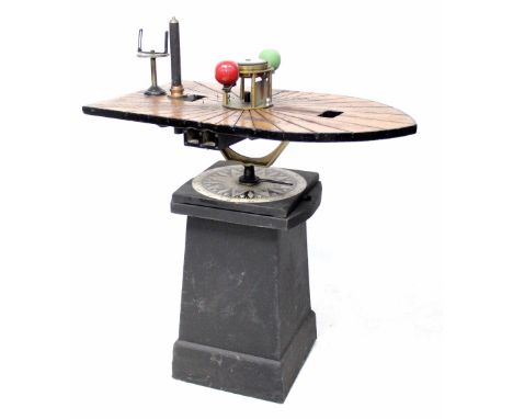 A rare compass deviascope used to train seafarers in how to counter the magnetic effects of a ship's iron hull on the compass