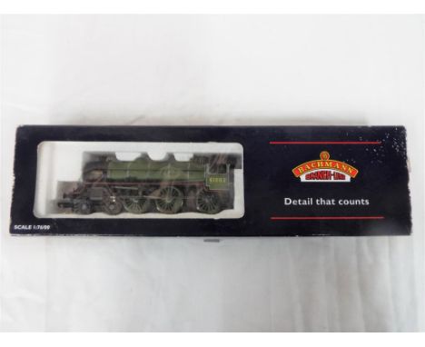 Bachmann Branch-Line - an OO scale model locomotive 2-6-0 with tender, op no 61002 'Impala', BR green livery # 31-707, appear