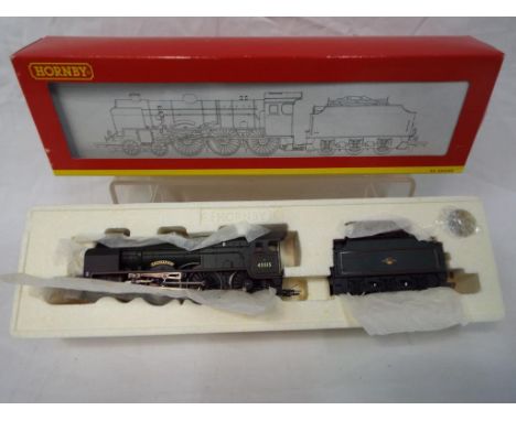 Hornby - an OO scale model locomotive and tender 4-6-0  Patriot Class op no 45515 'Caernarvon', BR livery, # 2208, appears m 