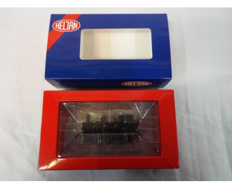 Heljan - an OO gauge 0-6-0ST tank locomotive, GWR green livery, op no 1370 item # 1322, appears mint in mint window box