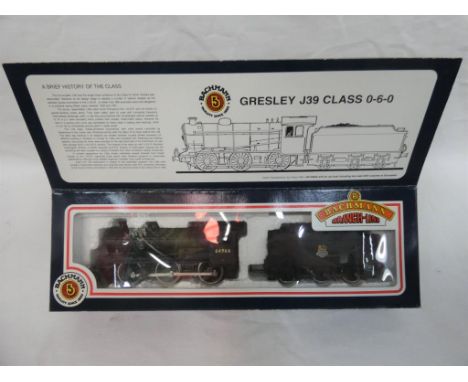 Bachmann Branch Line - an OO gauge 0-6-0 locomotive and tender Gresley class J39, op no 64964 BR black livery # 31-851 appear