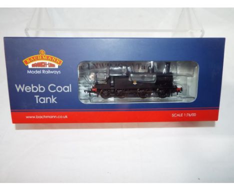 Bachmann Branch-Line - an OO scale model Webb Coal Tank locomotive 0-6-2T, Next 18 DCC,  op no 58900 BR black livery, # 35-05