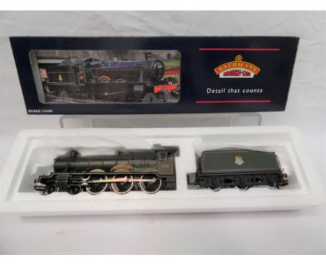 Bachmann Branch Line - an OO gauge 4-6-0 locomotive and tender, modified Hall class 31-778, op no 6969 'Wraysbury Hall' BR gr
