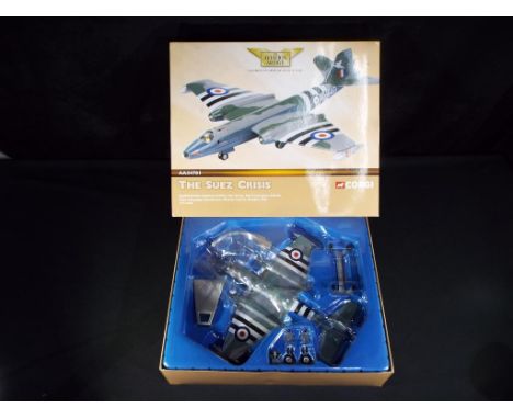 Corgi Aviation - A boxed 1:72 scale AA34701 English Electric Canberra B.MK.2, No.10 Sqn 'Suez Campaign'. Model appears to be 