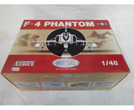 Armour Collection Aircraft Models - a boxed 1:48 scale model depicting a US.Navy F-4 Phantom aircraft 'Thunder Birds' # 8000.