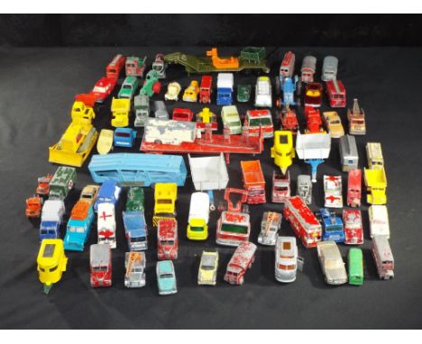 Diecast - Matchbox, Lesney - in excess of 70 unboxed predominantly 1:64 scale diecast vehicles and accessories, including #12