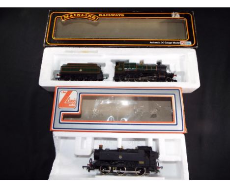 Lima / Mainline - two OO scale model locomotives comprising Lima 0-6-0T tank locomotive op no 9420 black BR livery in origina